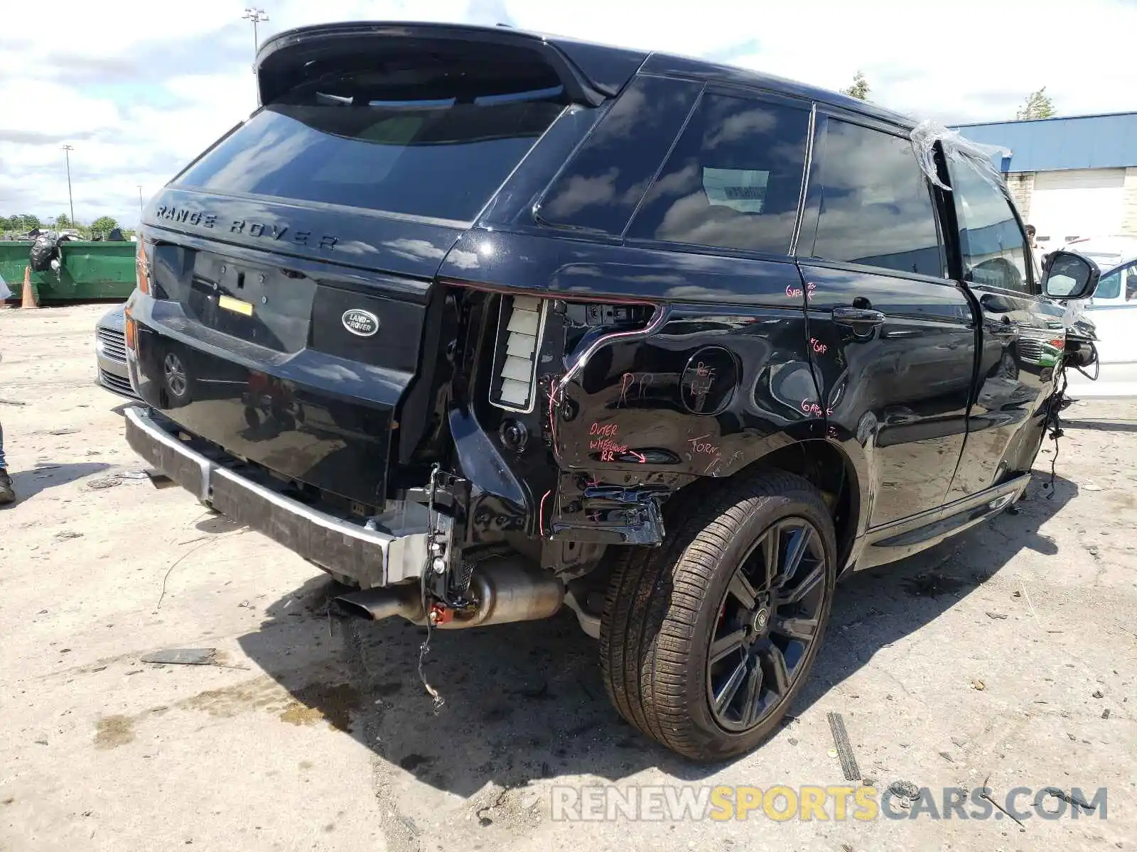 4 Photograph of a damaged car SALWS2RU3MA758316 LAND ROVER RANGEROVER 2021