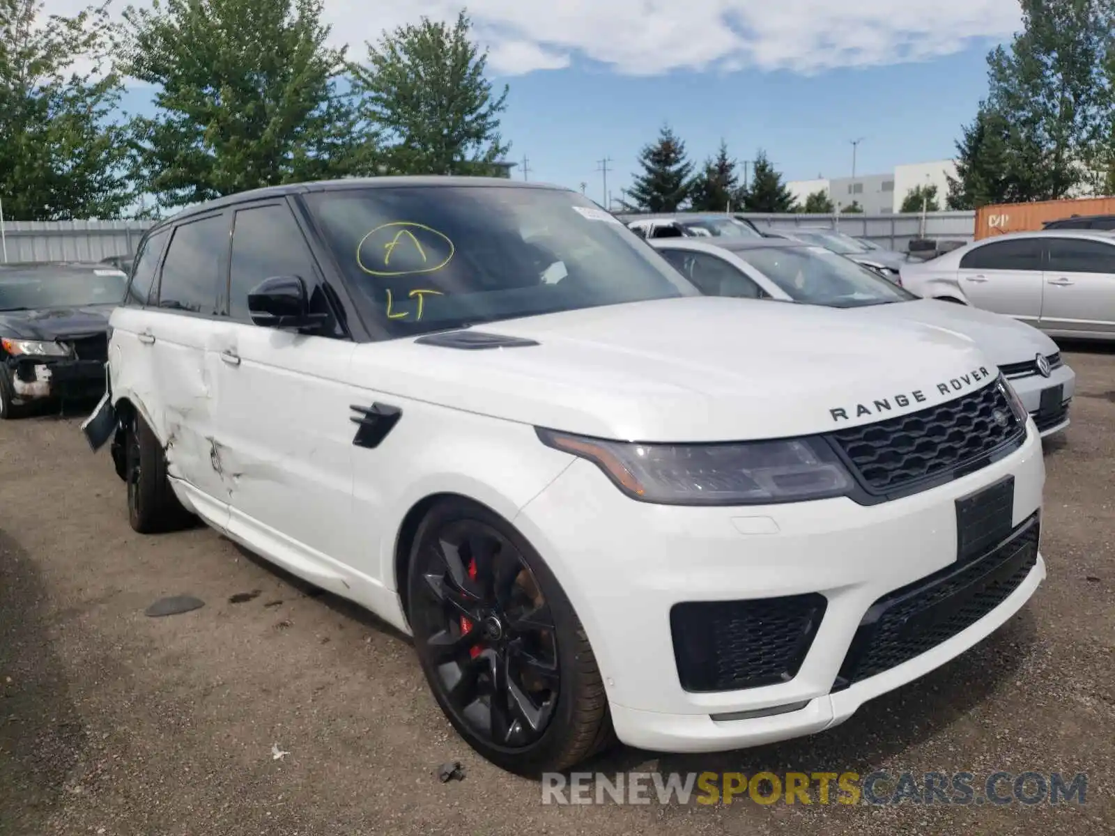 1 Photograph of a damaged car SALWS2RU4MA760964 LAND ROVER RANGEROVER 2021