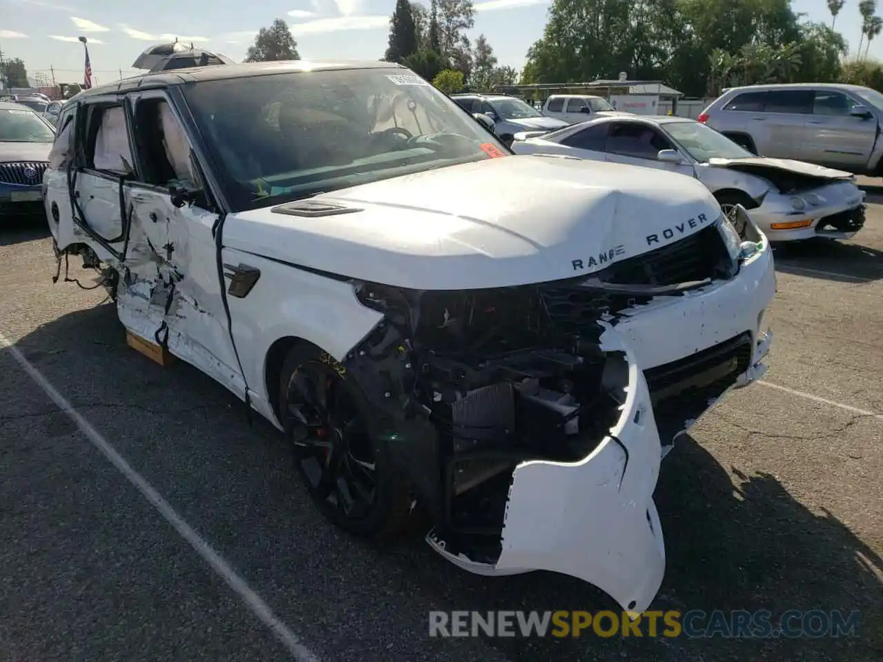 1 Photograph of a damaged car SALWS2RUXMA755574 LAND ROVER RANGEROVER 2021