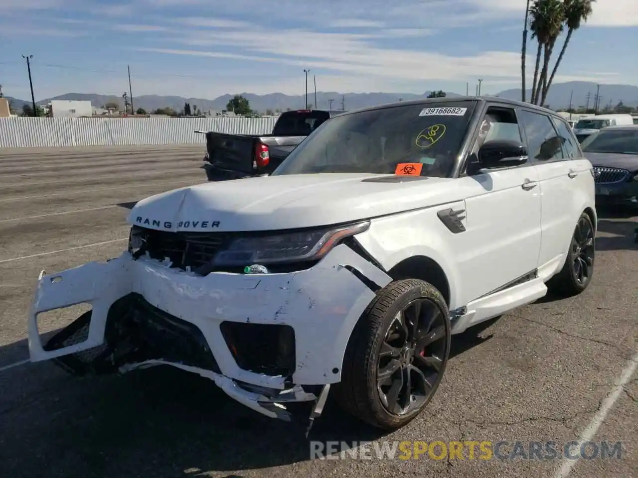 2 Photograph of a damaged car SALWS2RUXMA755574 LAND ROVER RANGEROVER 2021