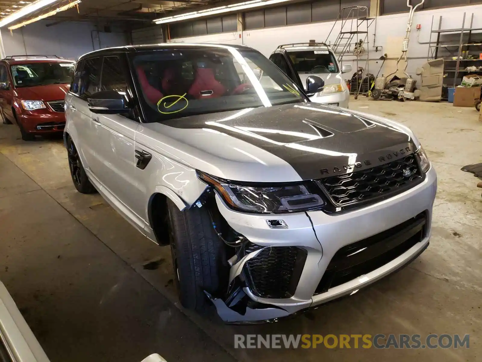 1 Photograph of a damaged car SALWZ2RE9MA784732 LAND ROVER RANGEROVER 2021