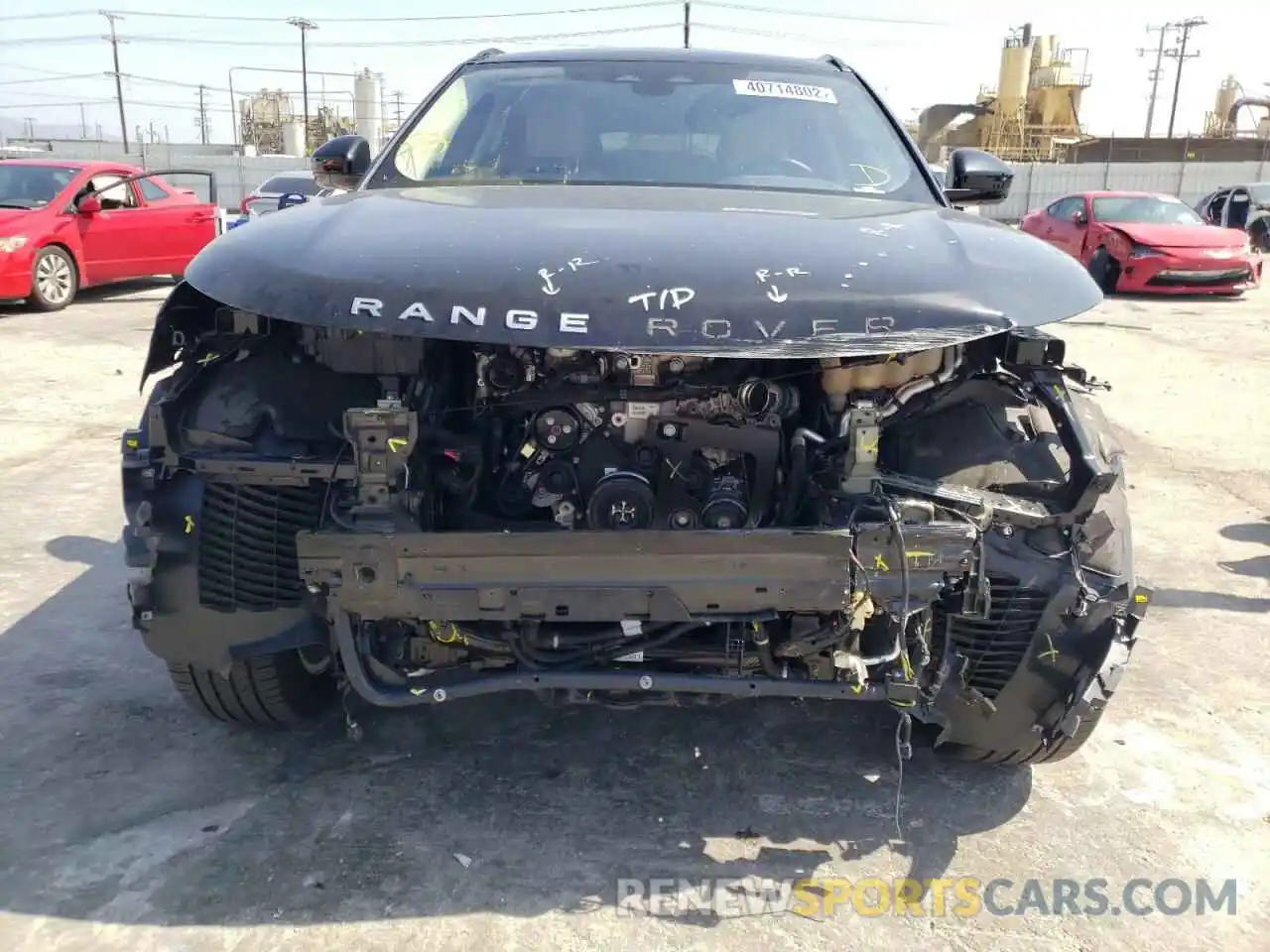 9 Photograph of a damaged car SALYJ2EX2MA301735 LAND ROVER RANGEROVER 2021