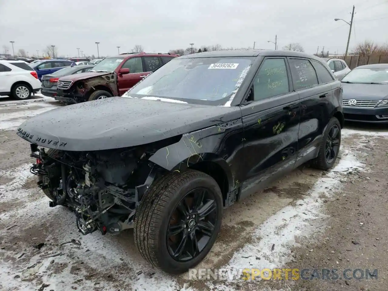 2 Photograph of a damaged car SALYJ2EX9MA312196 LAND ROVER RANGEROVER 2021