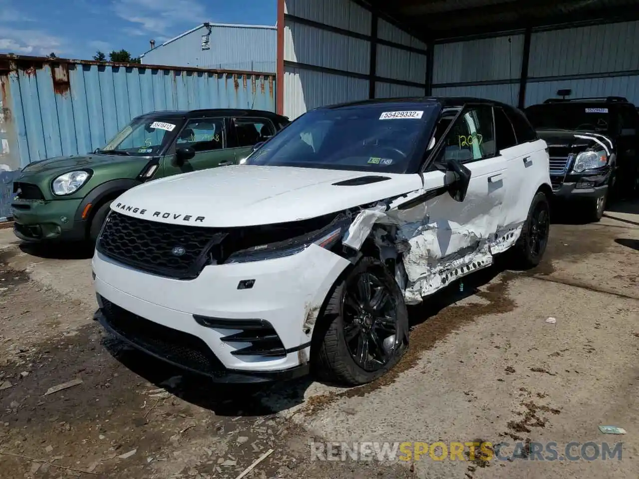 2 Photograph of a damaged car SALYT2EX0MA310430 LAND ROVER RANGEROVER 2021