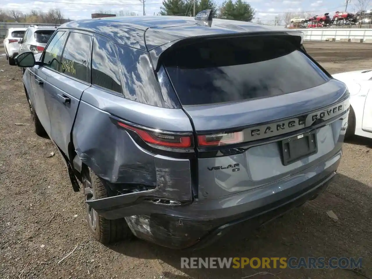 3 Photograph of a damaged car SALYT2EX6MA320508 LAND ROVER RANGEROVER 2021