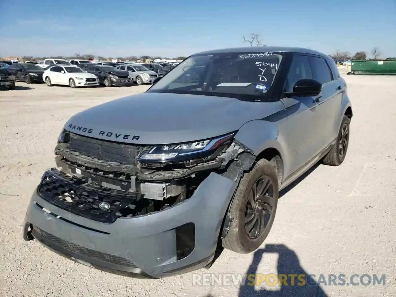 2 Photograph of a damaged car SALZJ2FX2MH134707 LAND ROVER RANGEROVER 2021