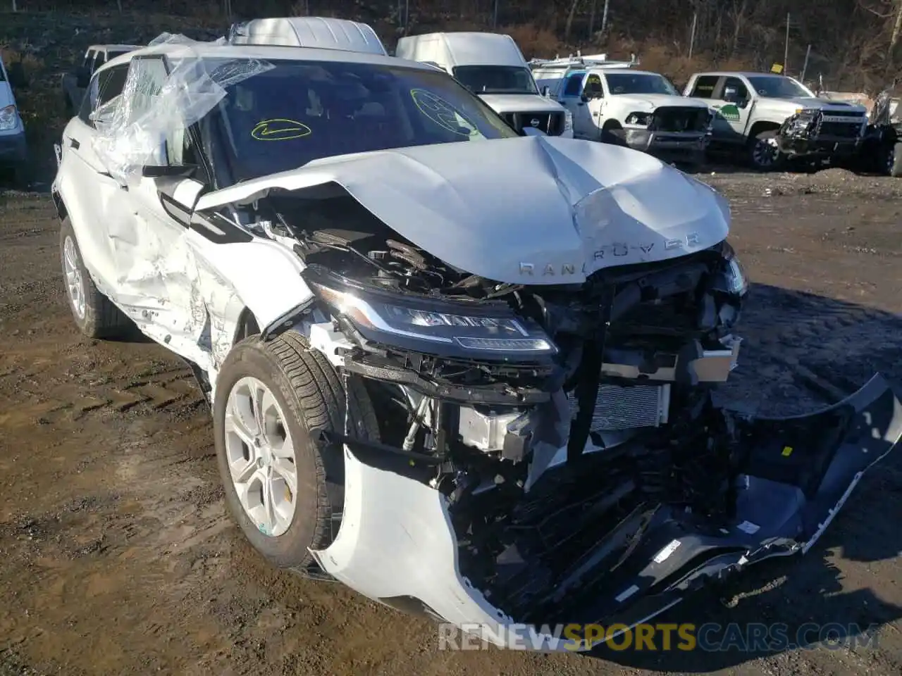 1 Photograph of a damaged car SALZJ2FX3MH157395 LAND ROVER RANGEROVER 2021