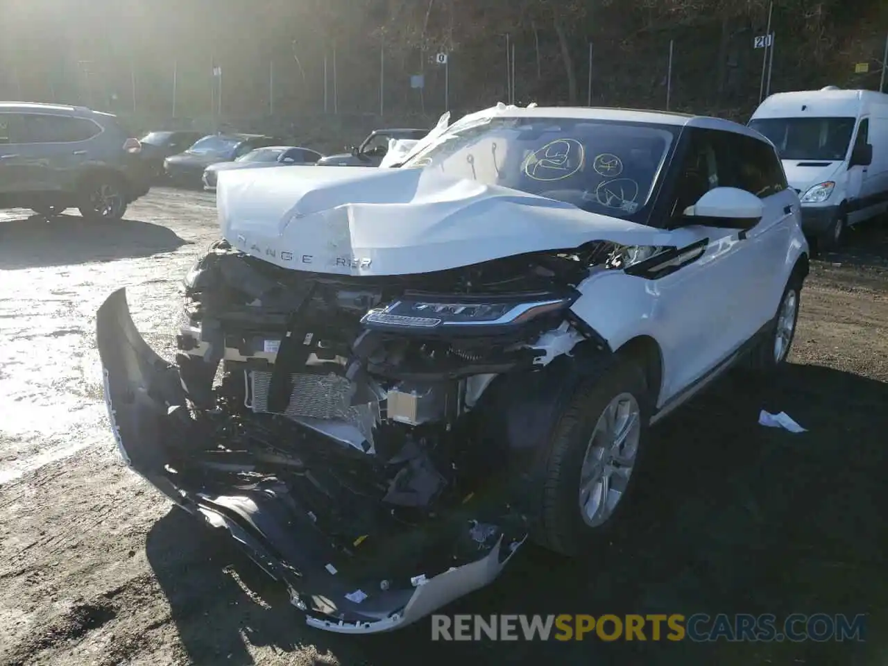 2 Photograph of a damaged car SALZJ2FX3MH157395 LAND ROVER RANGEROVER 2021