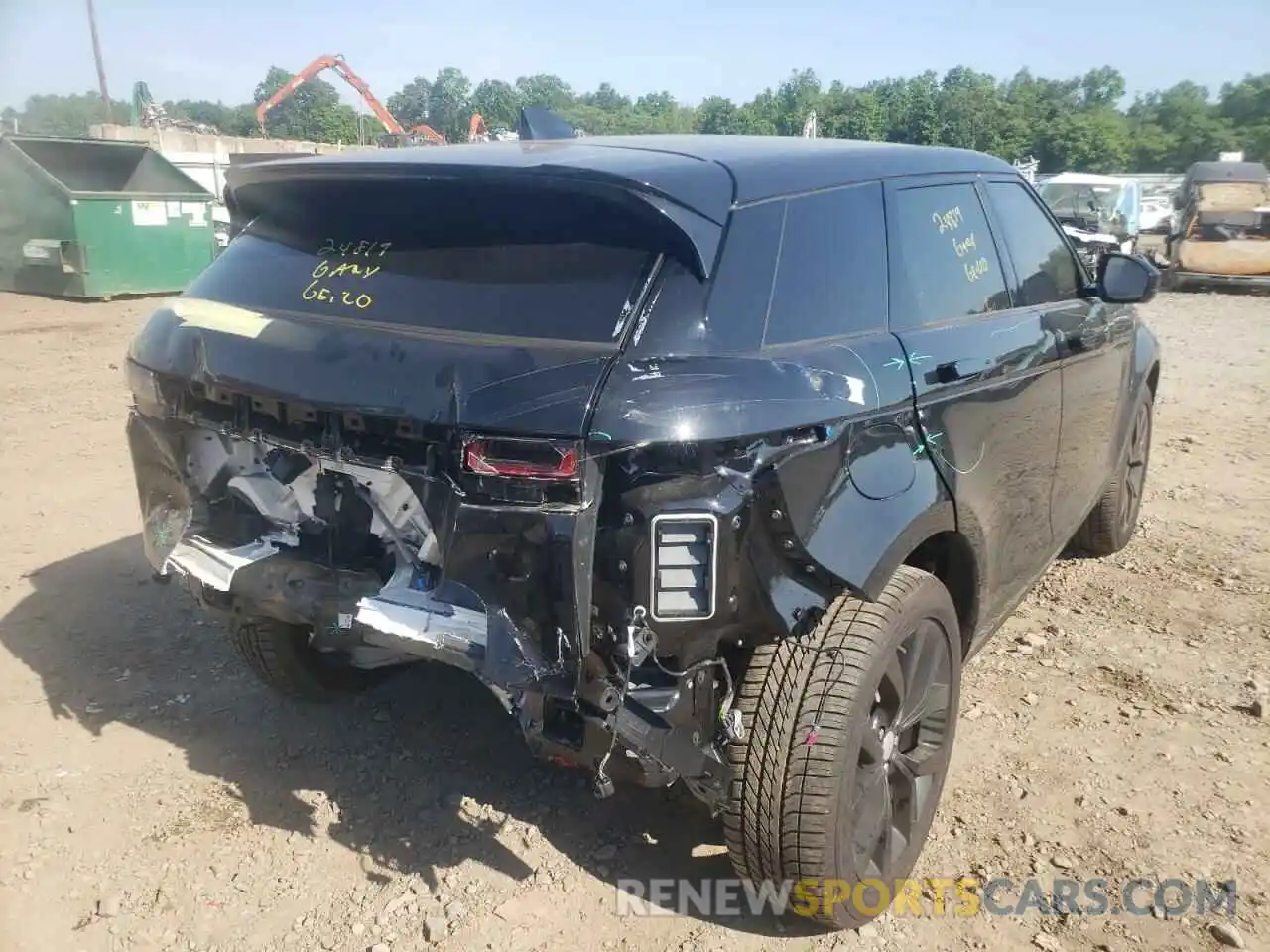 4 Photograph of a damaged car SALZJ2FX3MH160877 LAND ROVER RANGEROVER 2021