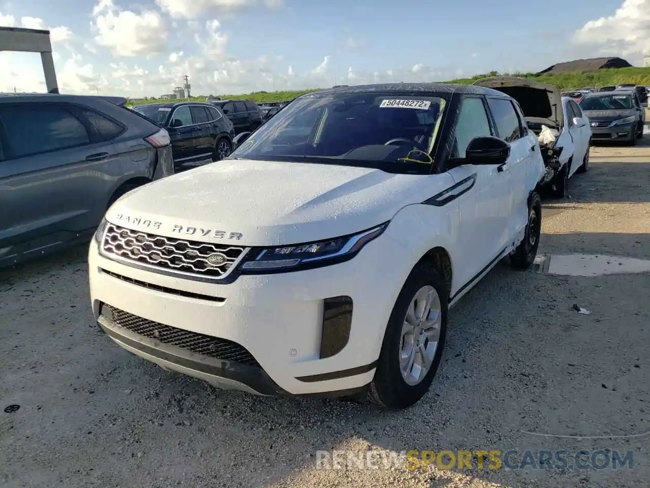 2 Photograph of a damaged car SALZJ2FX8MH138101 LAND ROVER RANGEROVER 2021