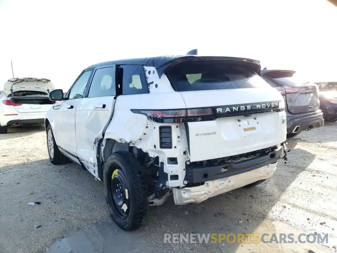 3 Photograph of a damaged car SALZJ2FX8MH138101 LAND ROVER RANGEROVER 2021