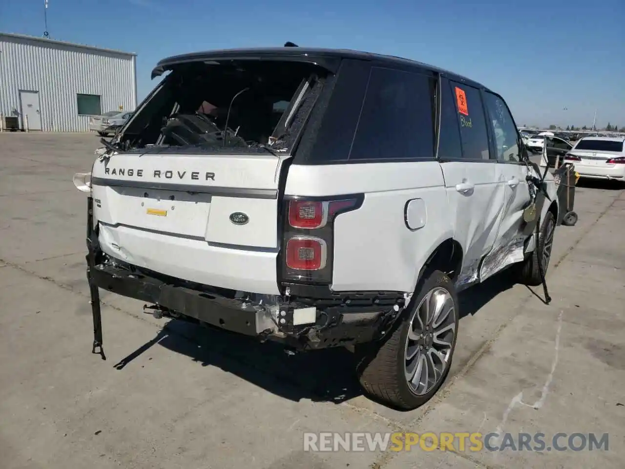 4 Фотография поврежденного автомобиля SALGS2RU2NA470745 LAND ROVER RANGEROVER 2022