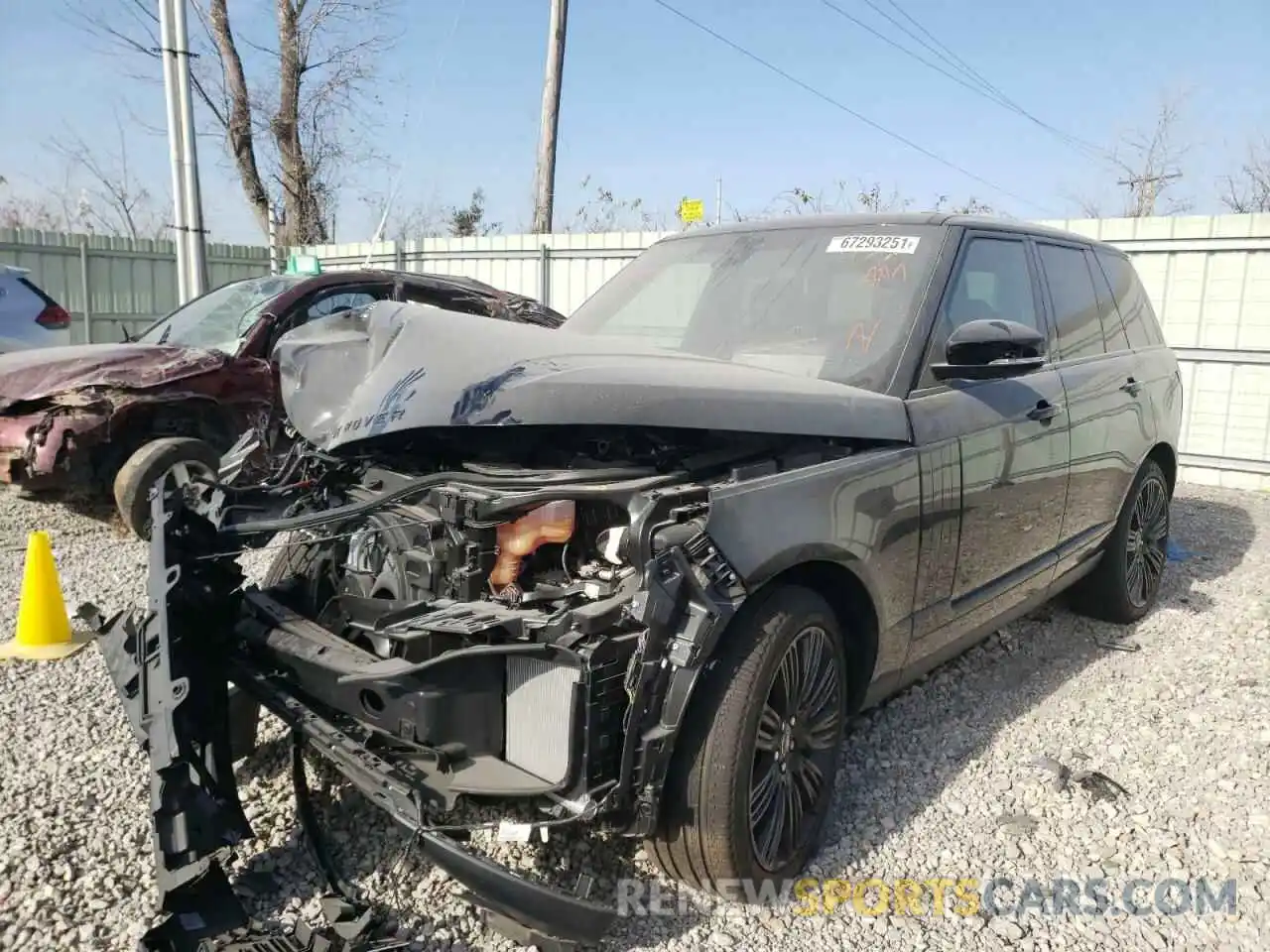 2 Photograph of a damaged car SALGS2RU5NA461540 LAND ROVER RANGEROVER 2022