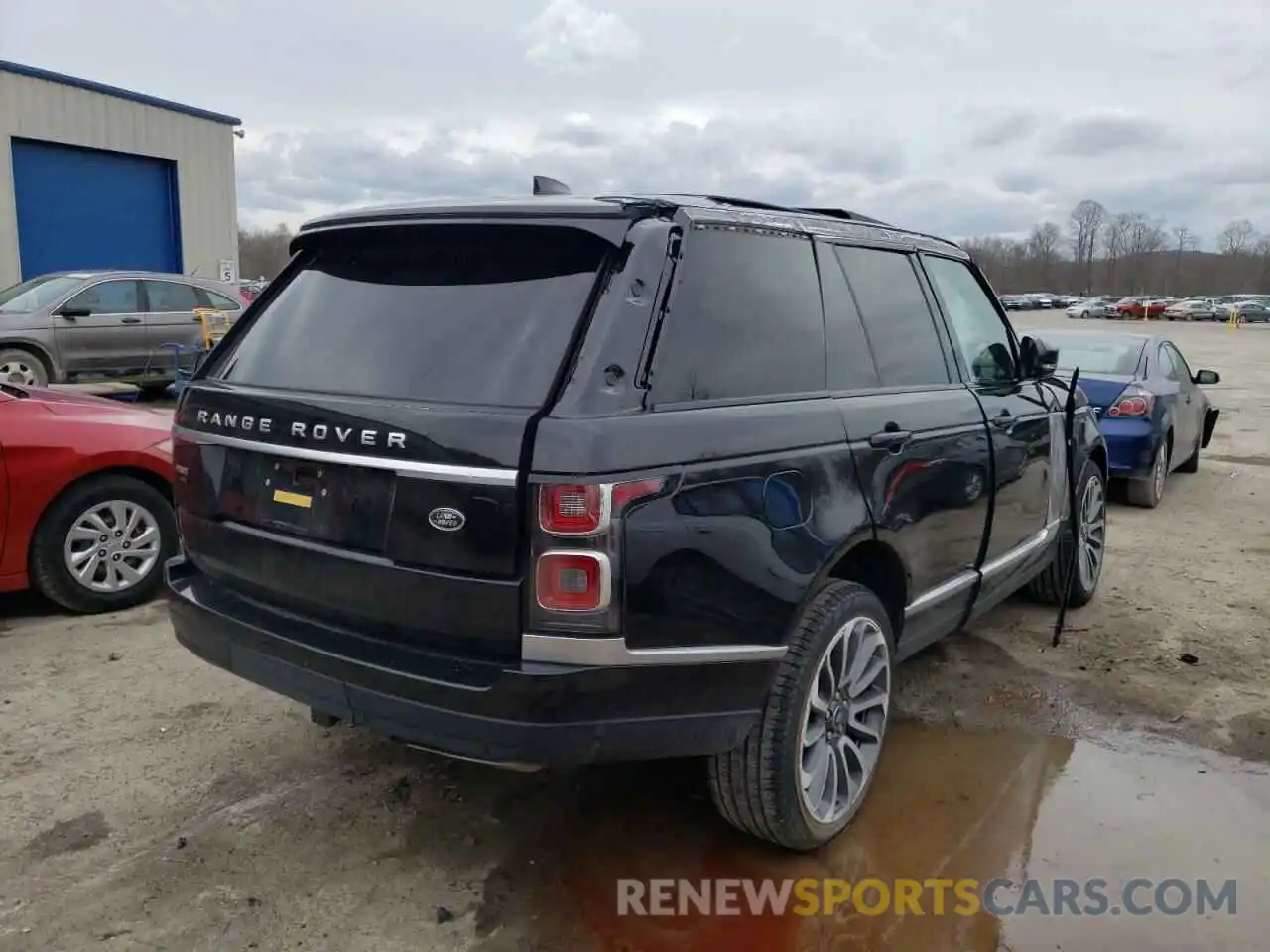 4 Фотография поврежденного автомобиля SALGS2RU7NA466755 LAND ROVER RANGEROVER 2022