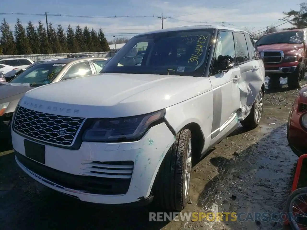 2 Photograph of a damaged car SALGS2RU9NA467003 LAND ROVER RANGEROVER 2022