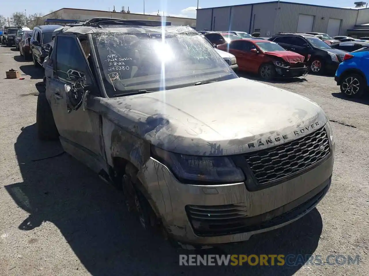 1 Photograph of a damaged car SALGS2SE7NA460361 LAND ROVER RANGEROVER 2022