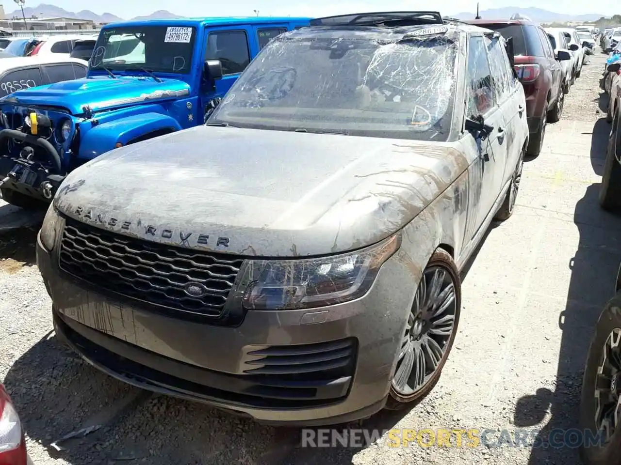 2 Фотография поврежденного автомобиля SALGS2SE7NA460361 LAND ROVER RANGEROVER 2022