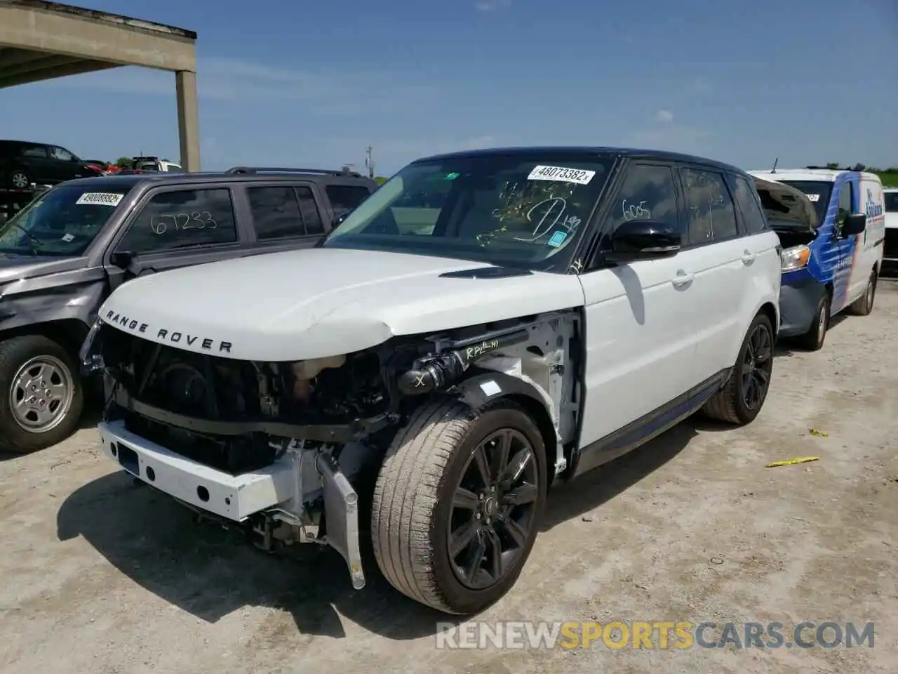 2 Photograph of a damaged car SALWR2SU8NA206284 LAND ROVER RANGEROVER 2022