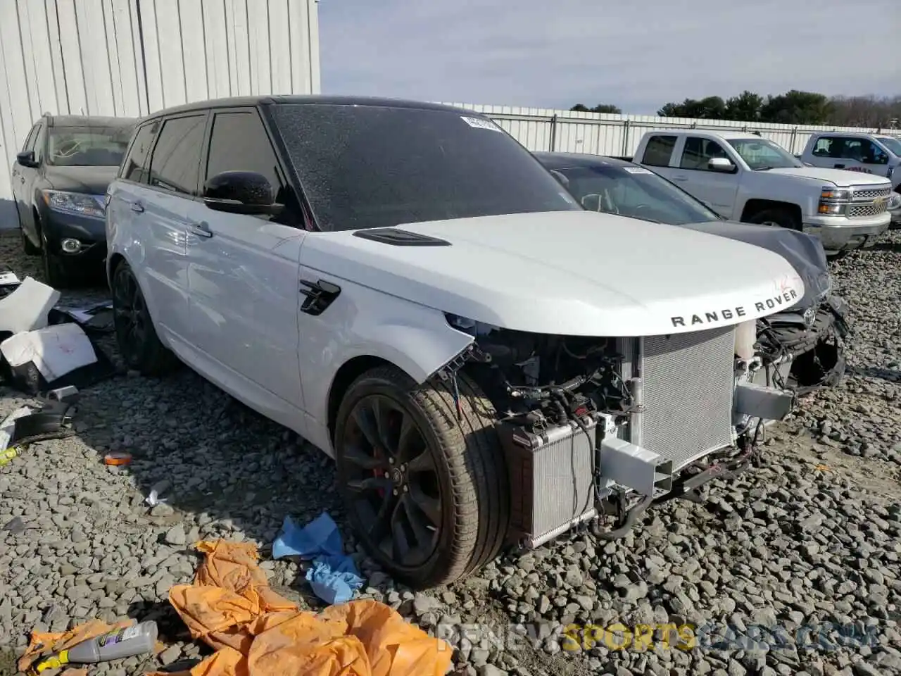 1 Photograph of a damaged car SALWS2RU6NA232392 LAND ROVER RANGEROVER 2022