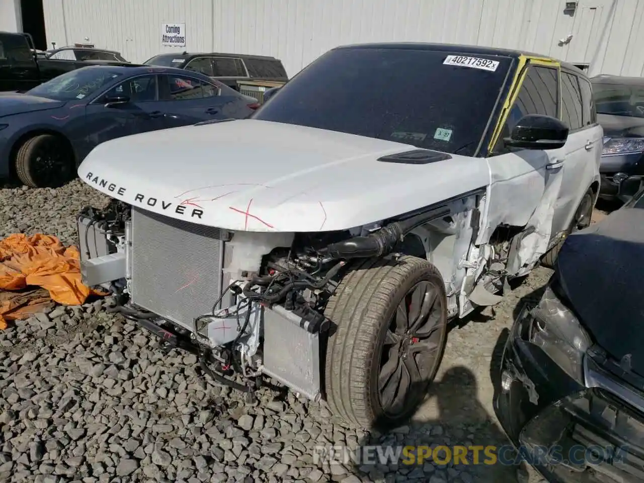 2 Photograph of a damaged car SALWS2RU6NA232392 LAND ROVER RANGEROVER 2022