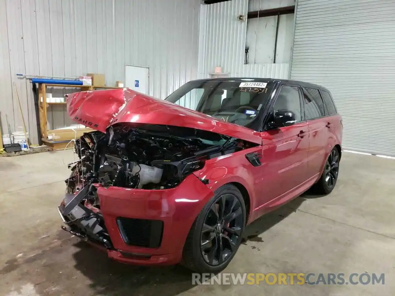 2 Photograph of a damaged car SALWS2RU9NA212539 LAND ROVER RANGEROVER 2022