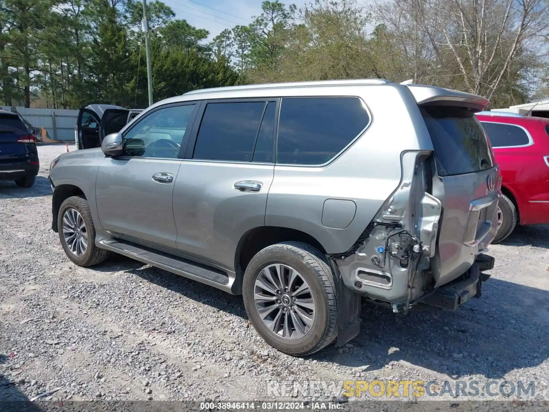 3 Photograph of a damaged car JTJGM7BX0M5276349 LEXUS 460 2021