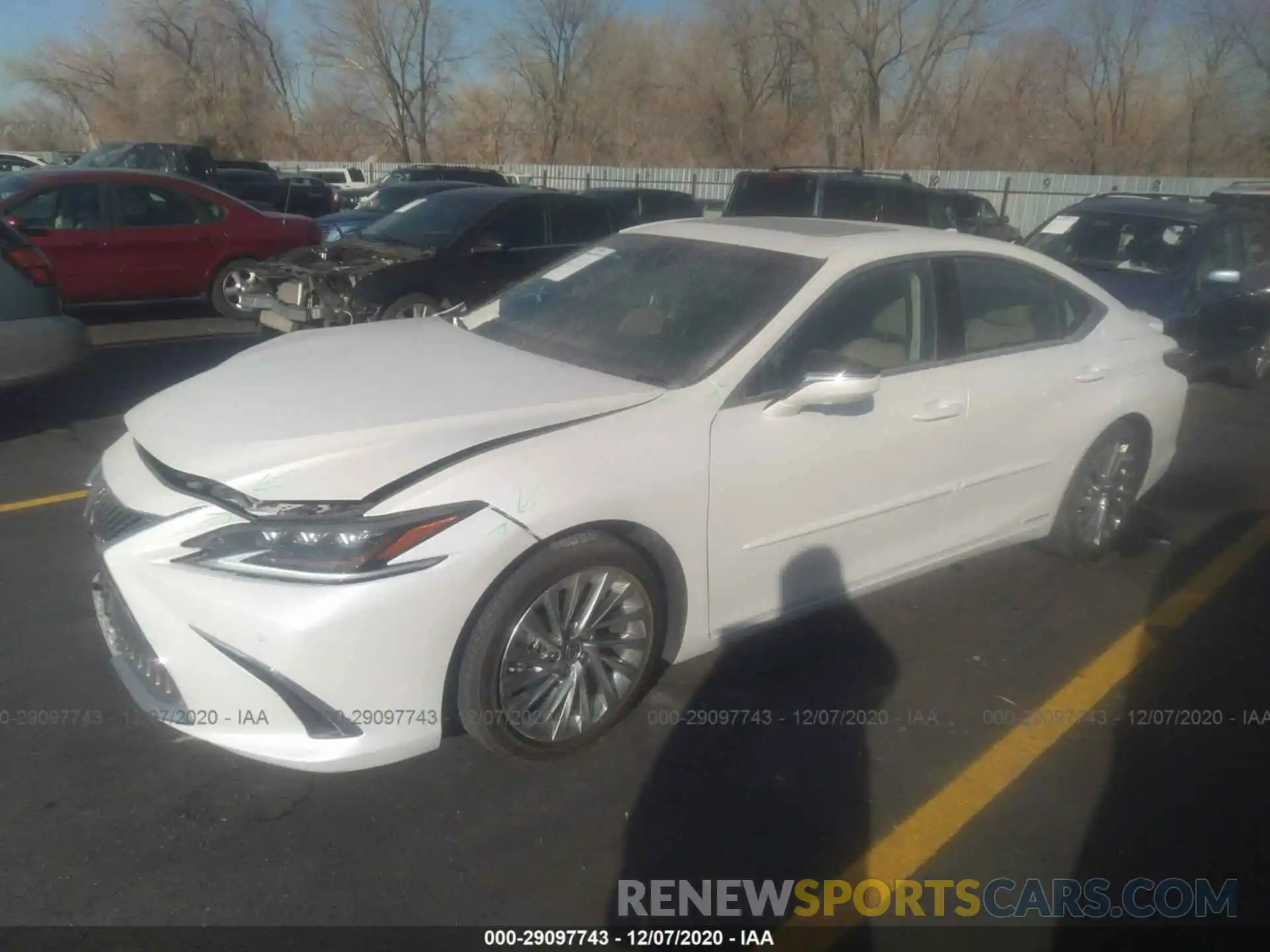 2 Photograph of a damaged car 58AB21B11KU001382 LEXUS ES 2019