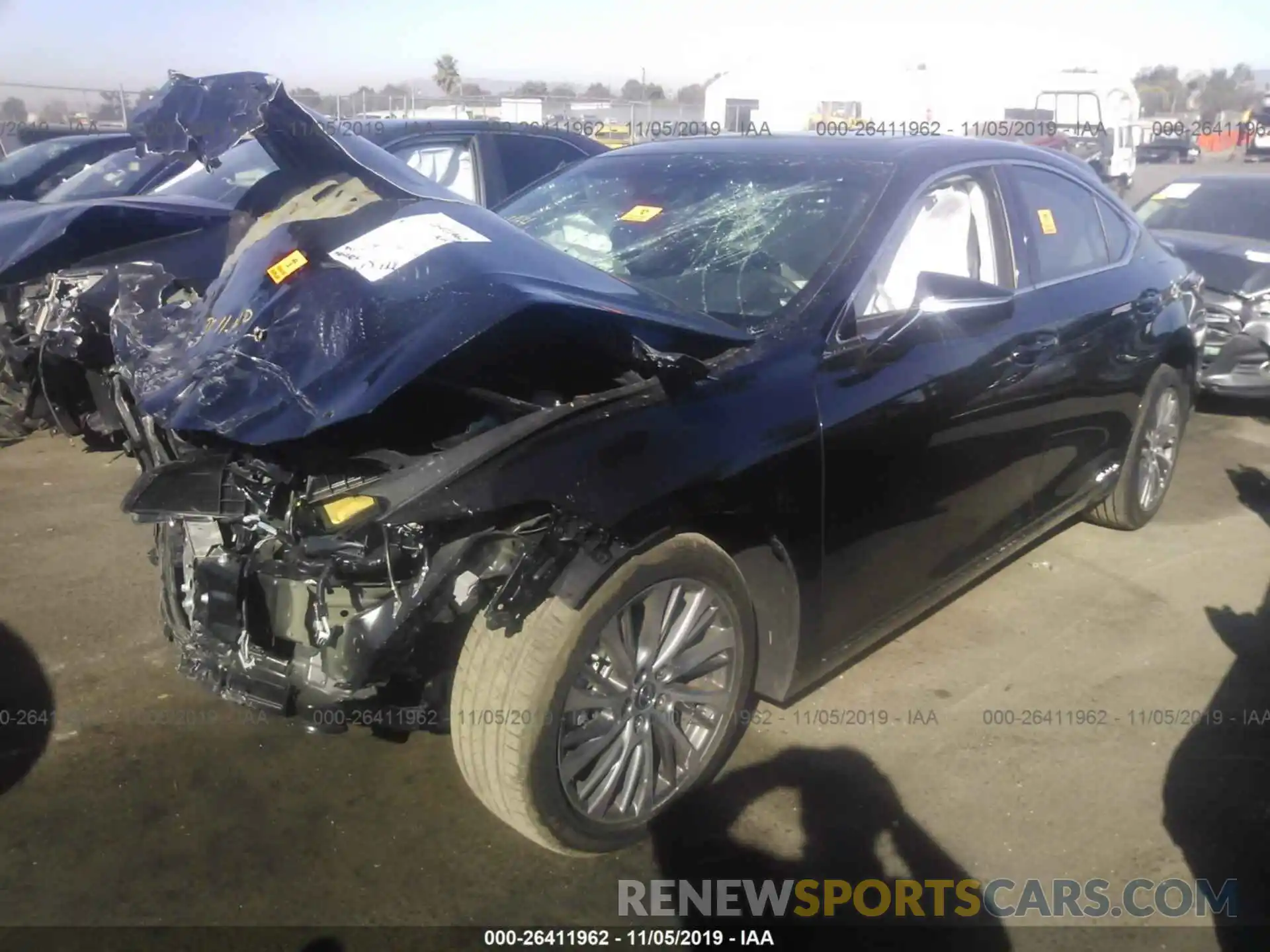 2 Photograph of a damaged car 58AB21B11KU001995 LEXUS ES 2019