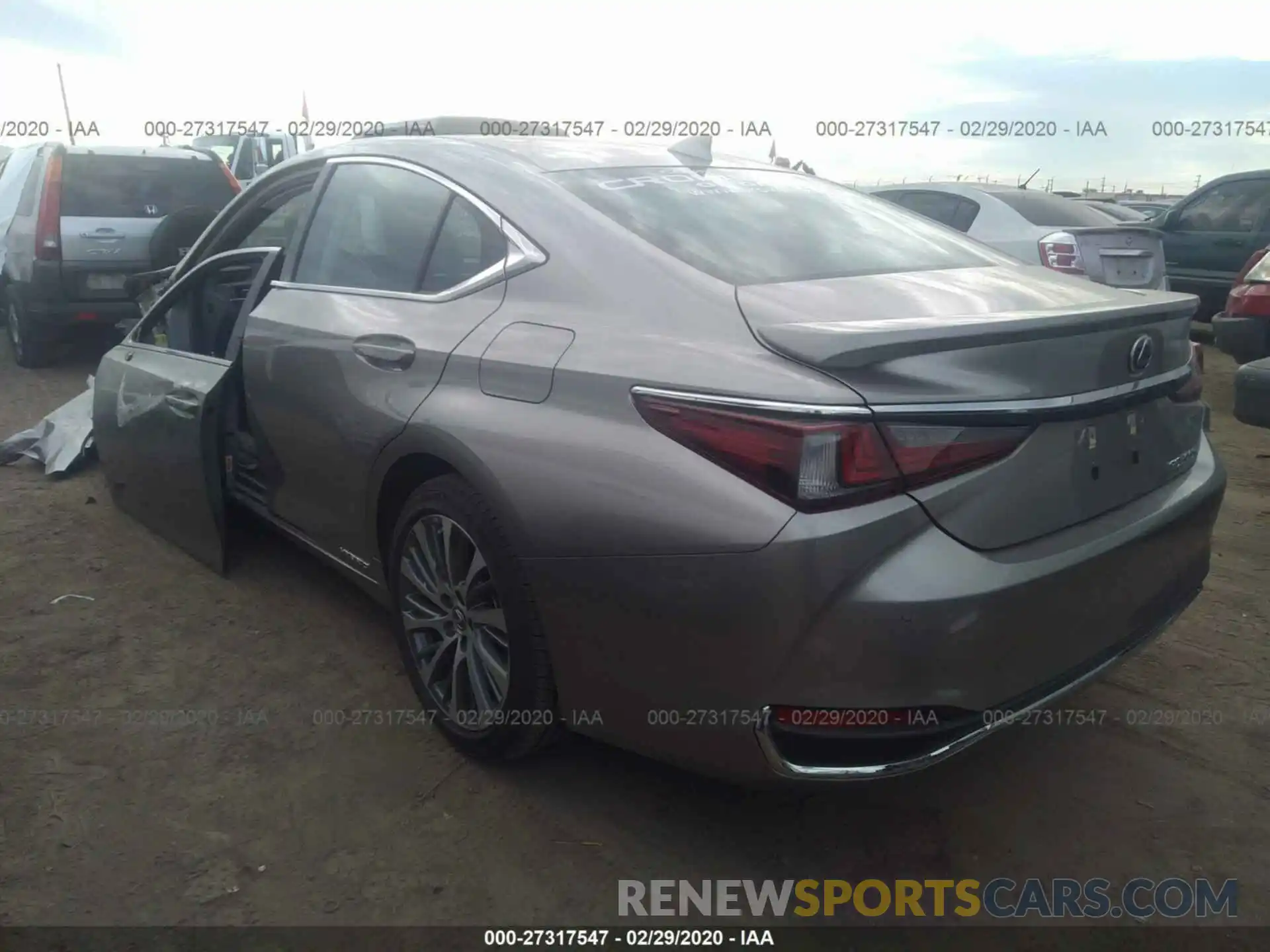 3 Фотография поврежденного автомобиля 58AB21B11KU002774 LEXUS ES 2019