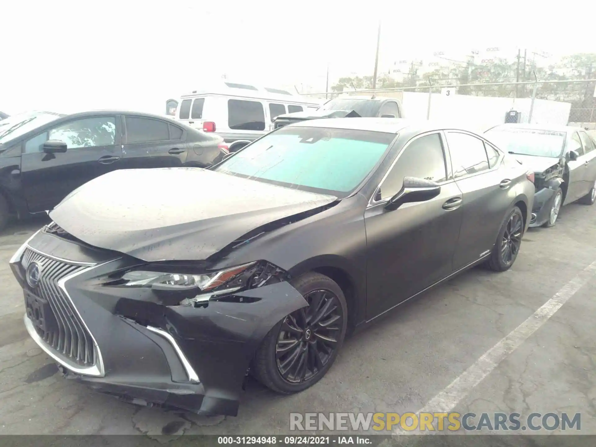 2 Photograph of a damaged car 58AB21B13KU003893 LEXUS ES 2019