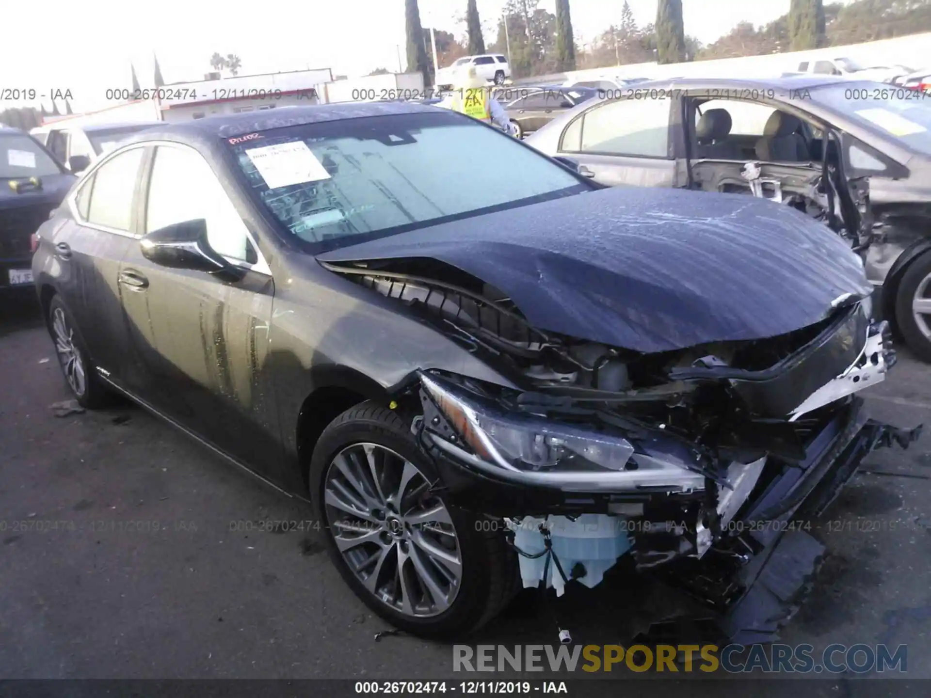 1 Photograph of a damaged car 58AB21B14KU001781 LEXUS ES 2019