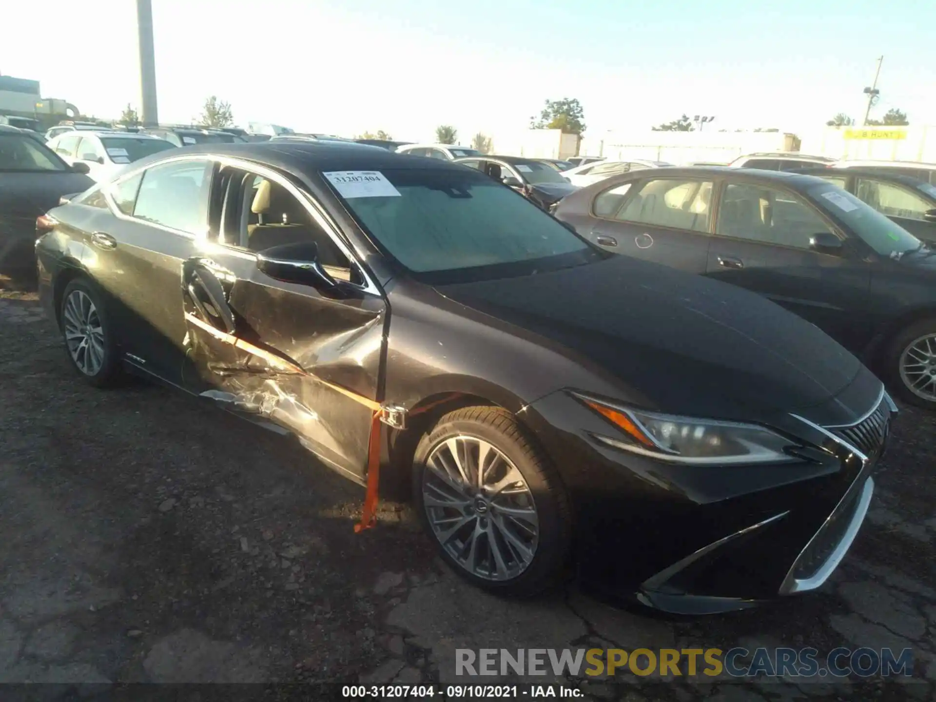 1 Photograph of a damaged car 58AB21B15KU002969 LEXUS ES 2019