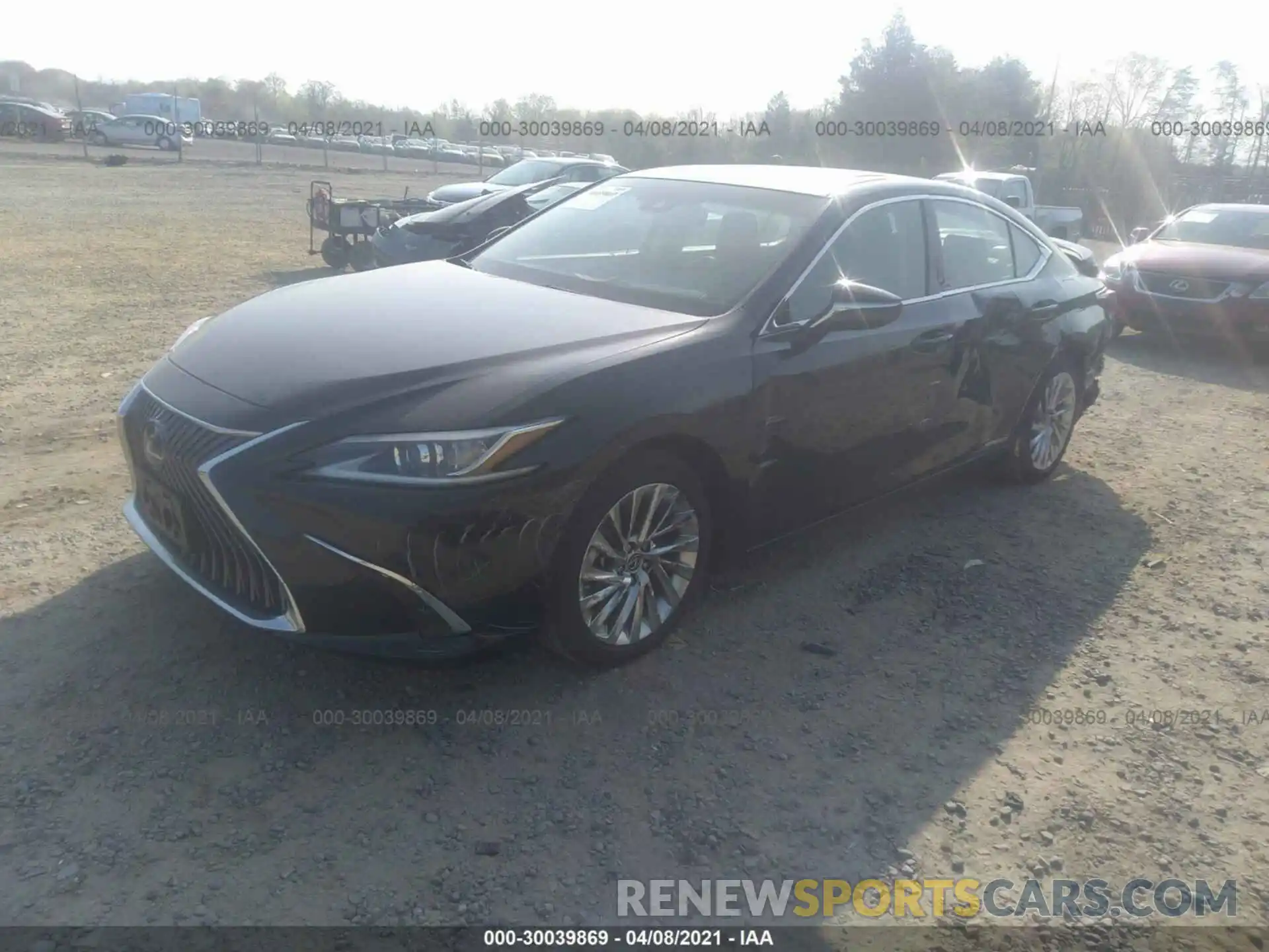 2 Photograph of a damaged car 58AB21B16KU002026 LEXUS ES 2019