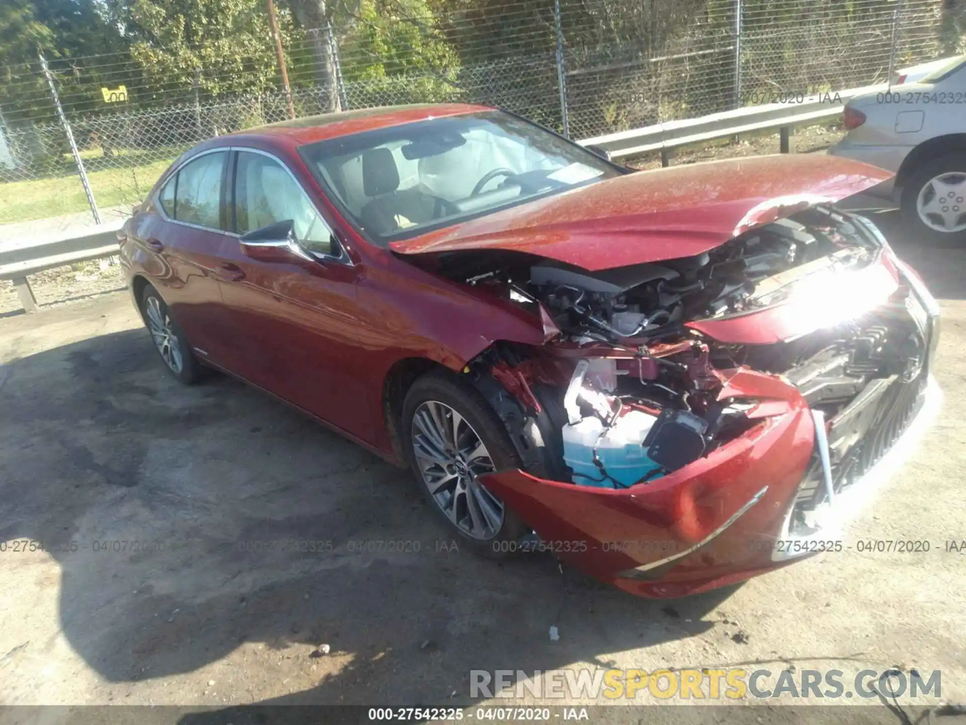 1 Photograph of a damaged car 58AB21B16KU003354 LEXUS ES 2019