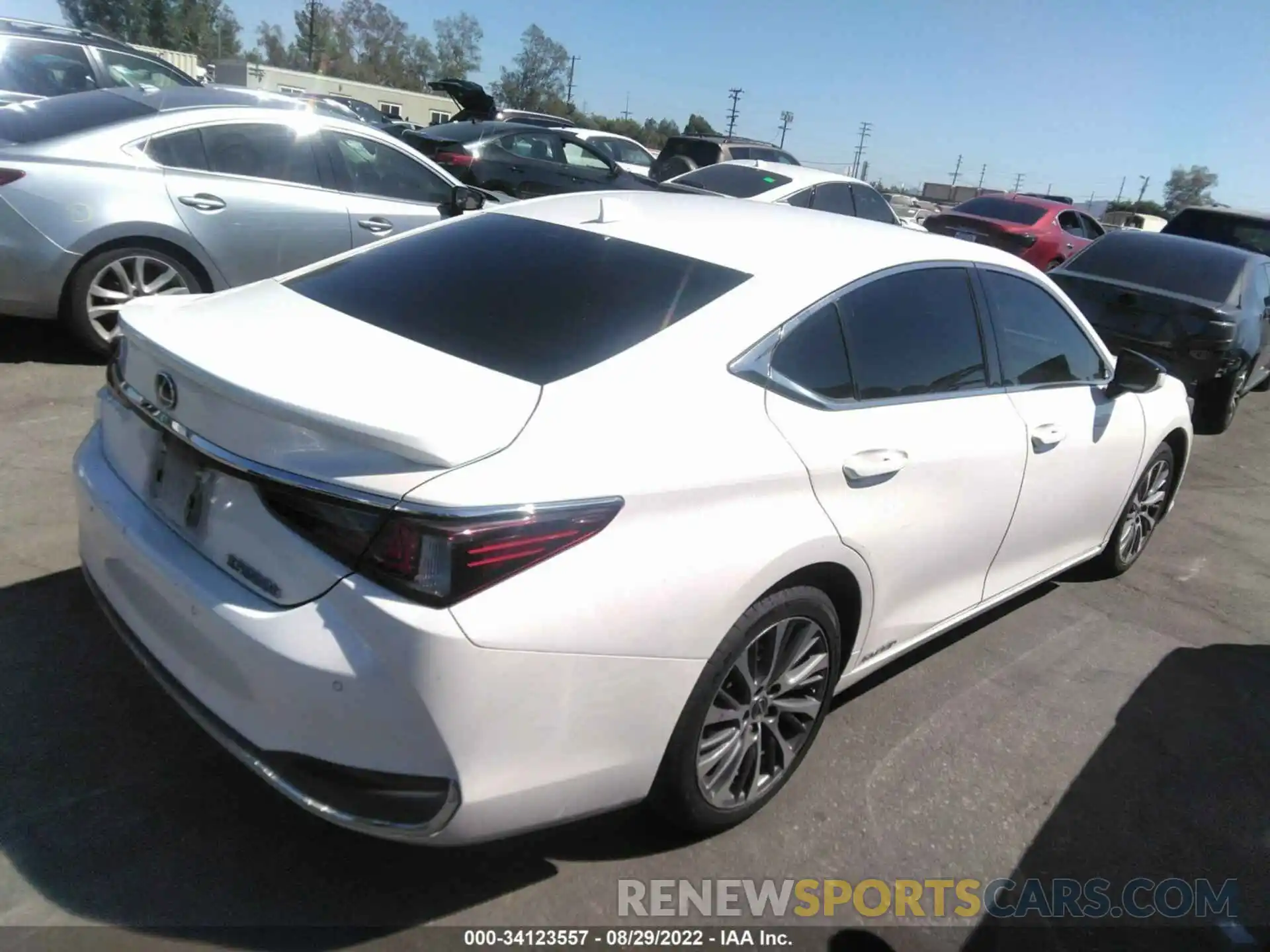 4 Photograph of a damaged car 58AB21B18KU001945 LEXUS ES 2019