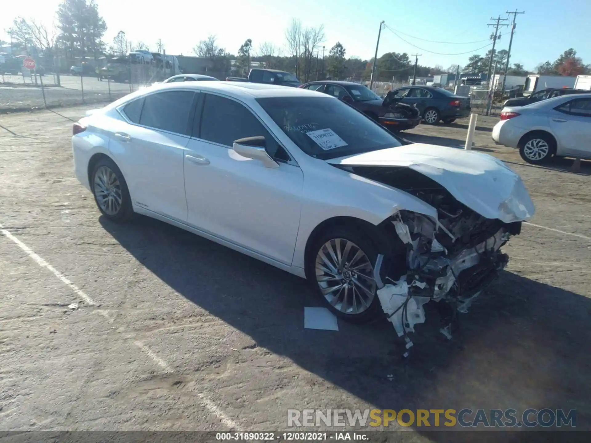 1 Photograph of a damaged car 58AB21B19KU001520 LEXUS ES 2019