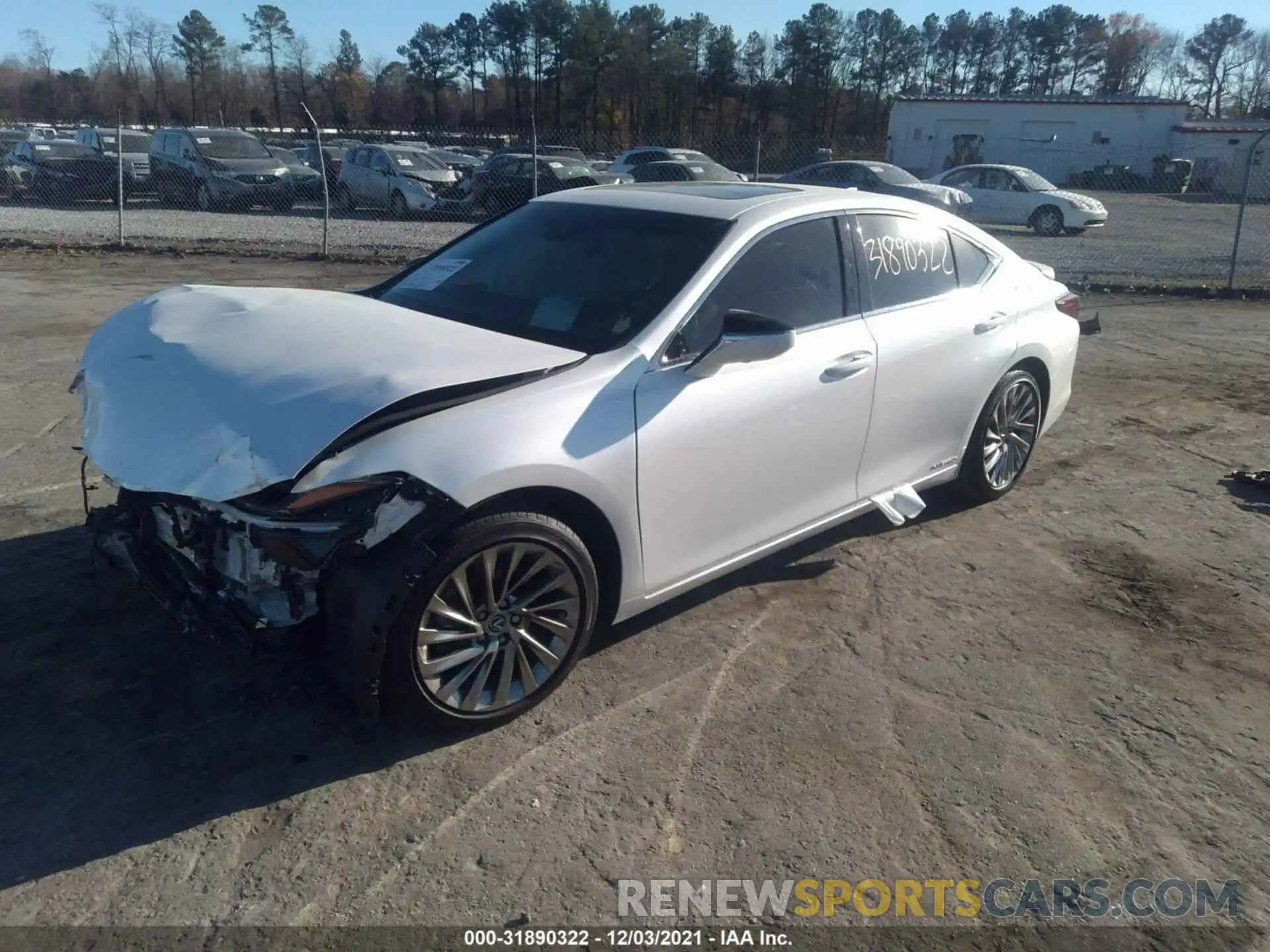 2 Photograph of a damaged car 58AB21B19KU001520 LEXUS ES 2019