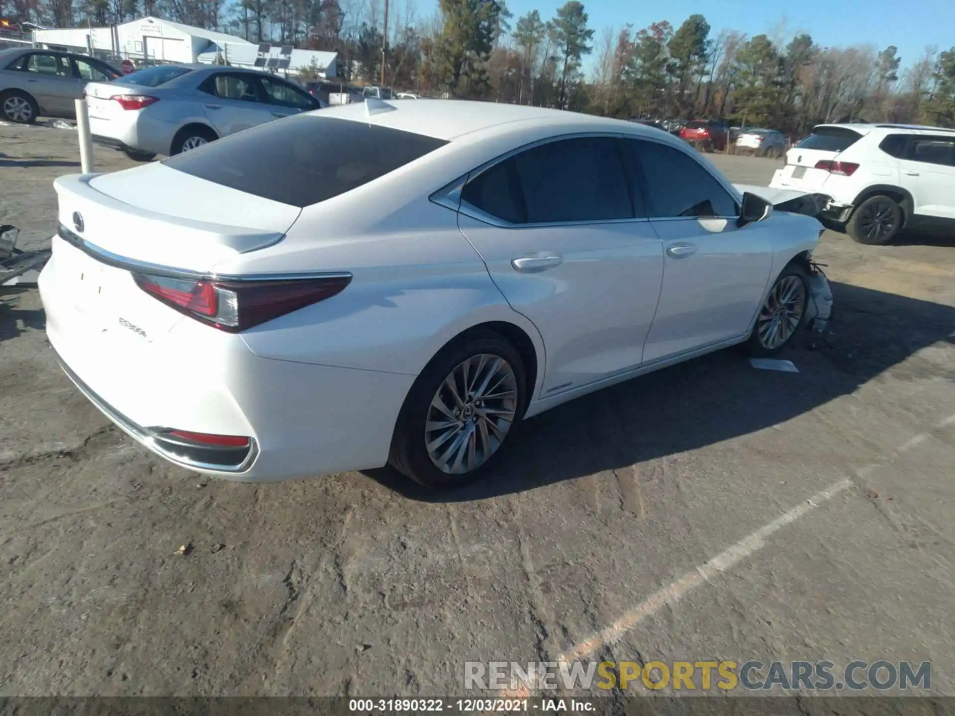 4 Photograph of a damaged car 58AB21B19KU001520 LEXUS ES 2019