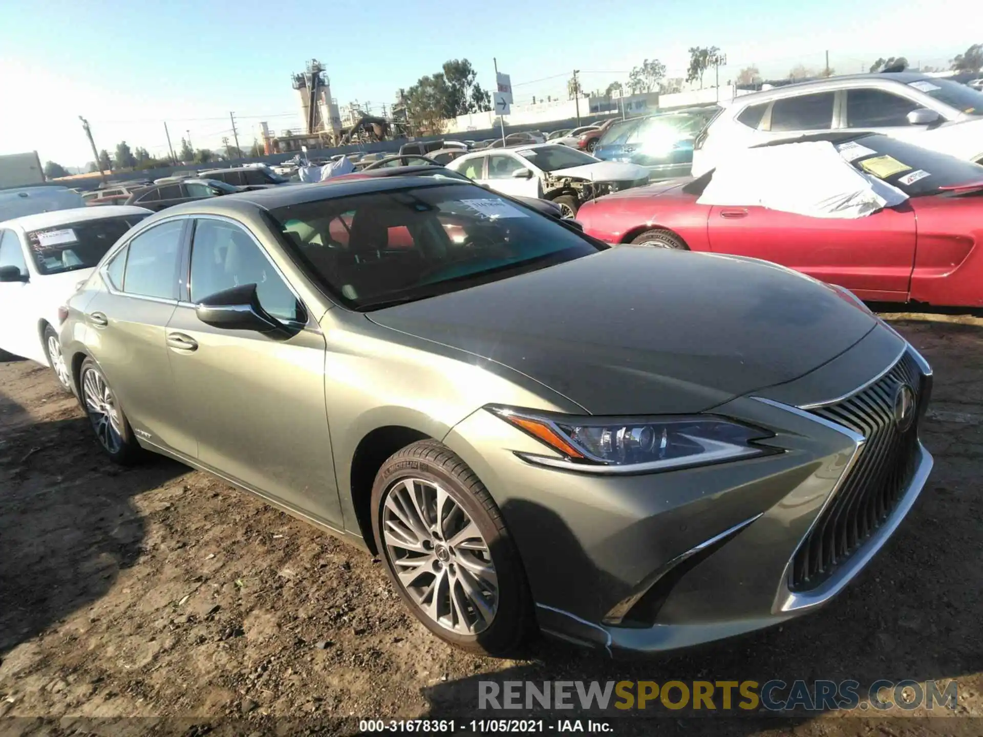 1 Photograph of a damaged car 58AB21B19KU003347 LEXUS ES 2019