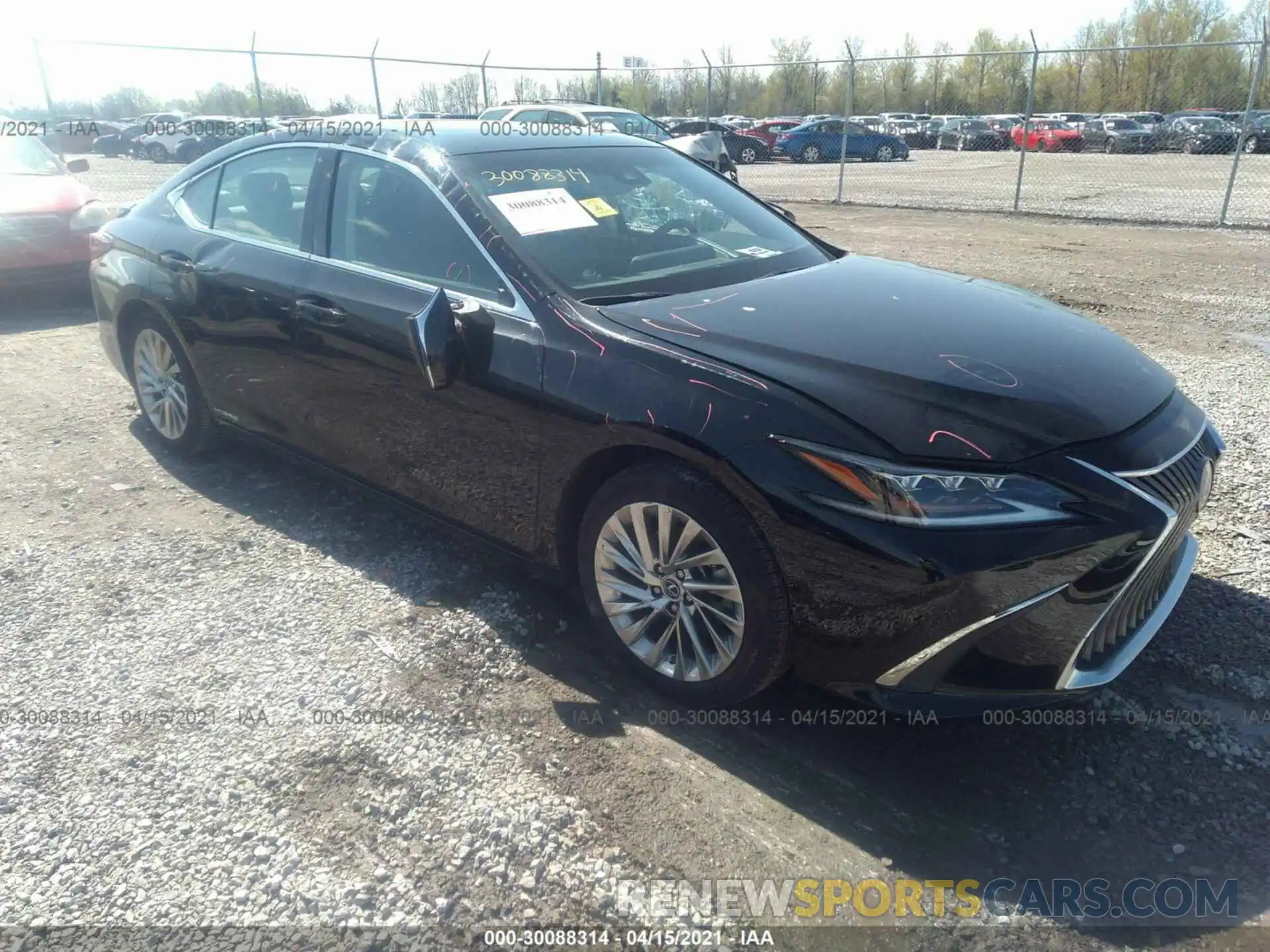 1 Photograph of a damaged car 58AB21B1XKU002286 LEXUS ES 2019