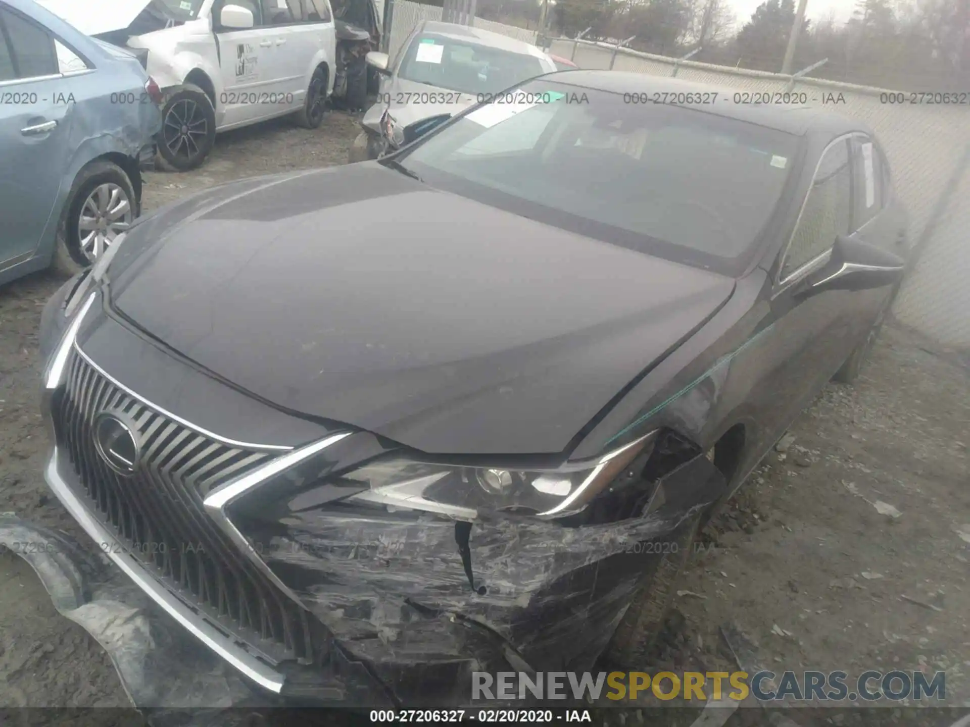 2 Фотография поврежденного автомобиля 58ABZ1B10KU005547 LEXUS ES 2019