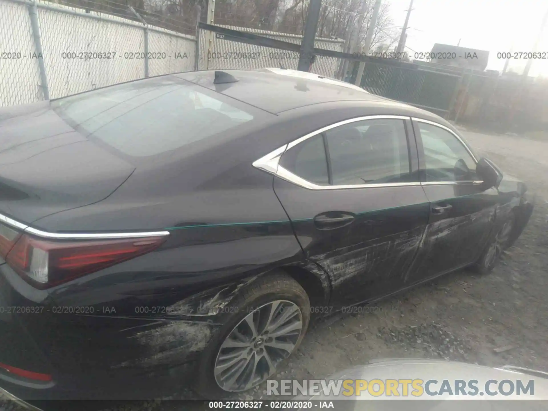 6 Фотография поврежденного автомобиля 58ABZ1B10KU005547 LEXUS ES 2019