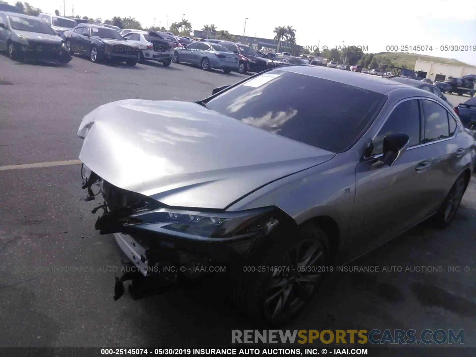 2 Photograph of a damaged car 58ABZ1B10KU006259 LEXUS ES 2019