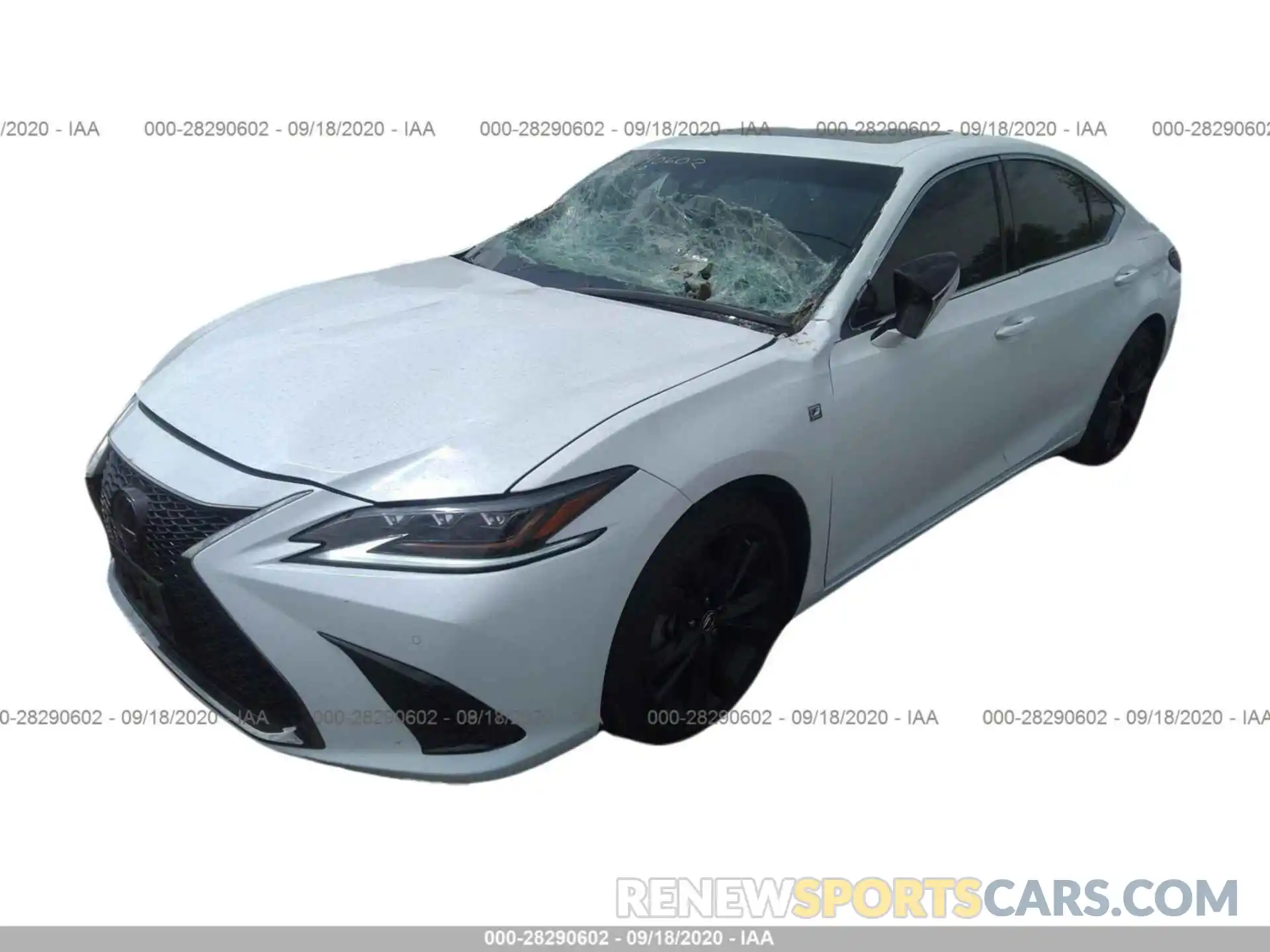 2 Photograph of a damaged car 58ABZ1B10KU006603 LEXUS ES 2019