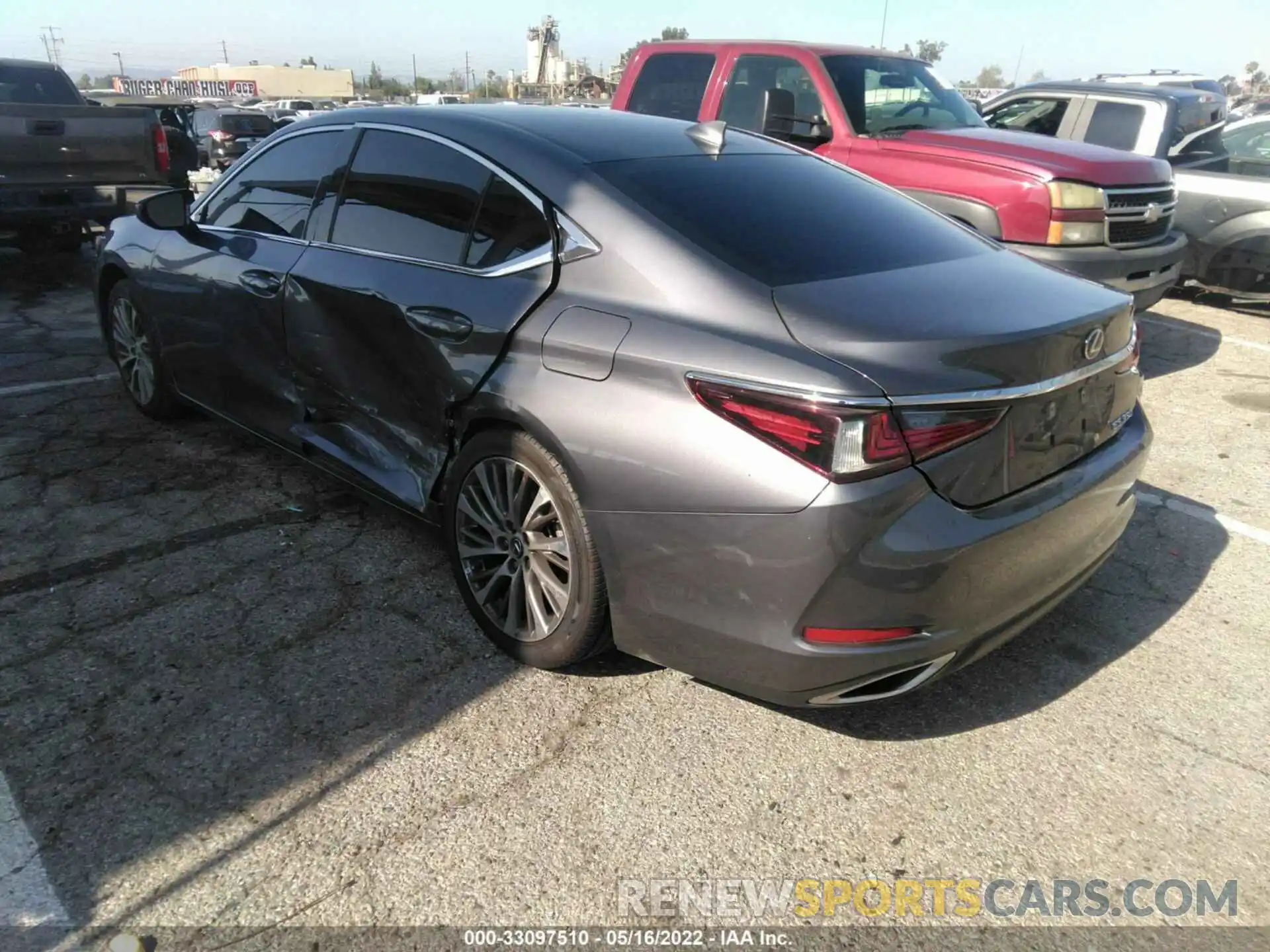 3 Photograph of a damaged car 58ABZ1B10KU009856 LEXUS ES 2019