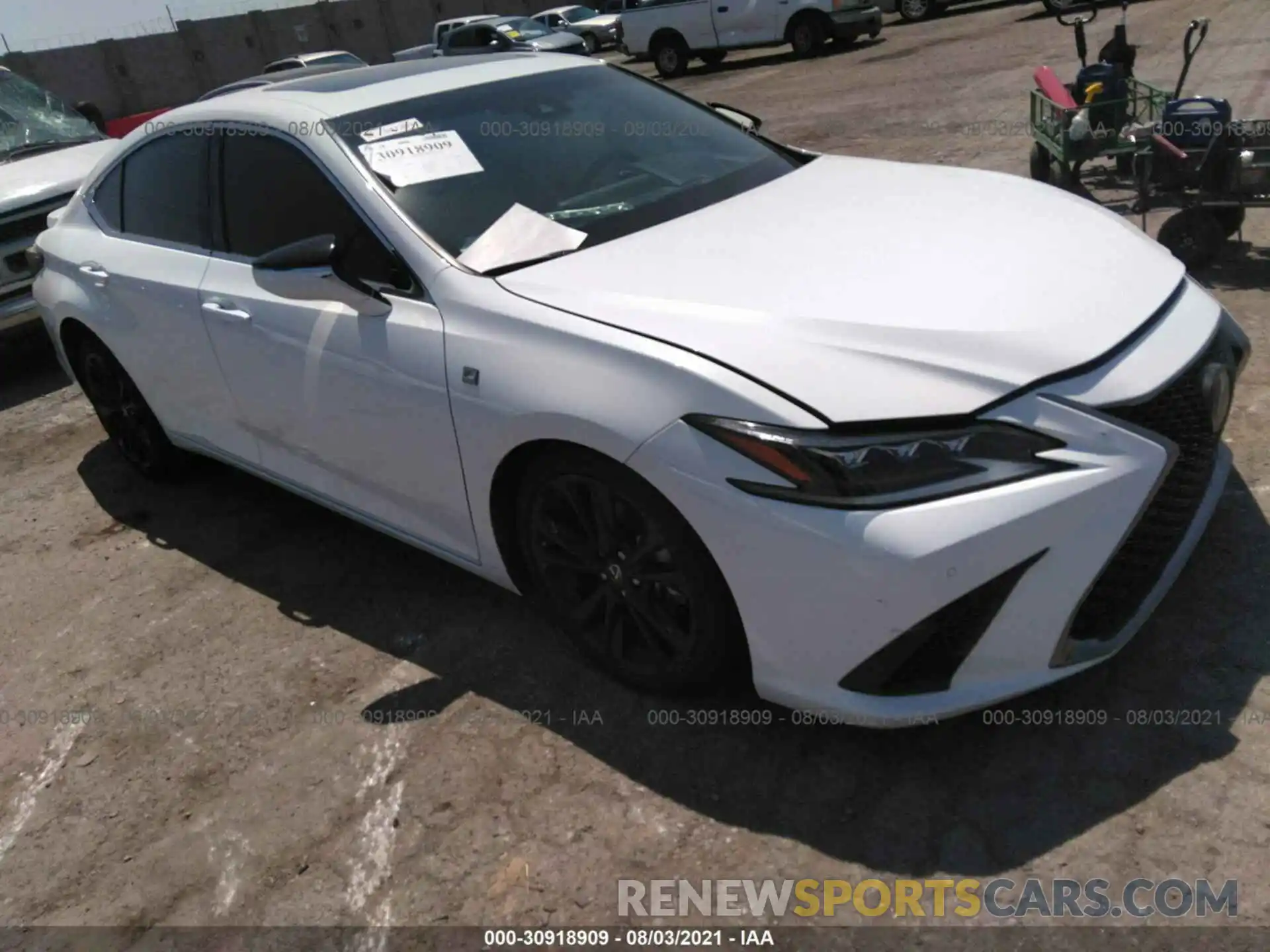 1 Photograph of a damaged car 58ABZ1B10KU010151 LEXUS ES 2019