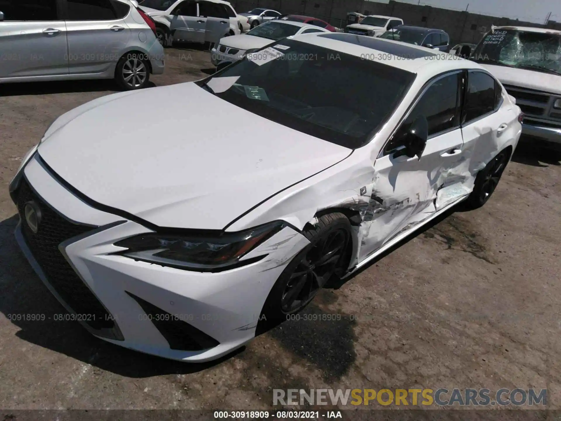 2 Photograph of a damaged car 58ABZ1B10KU010151 LEXUS ES 2019