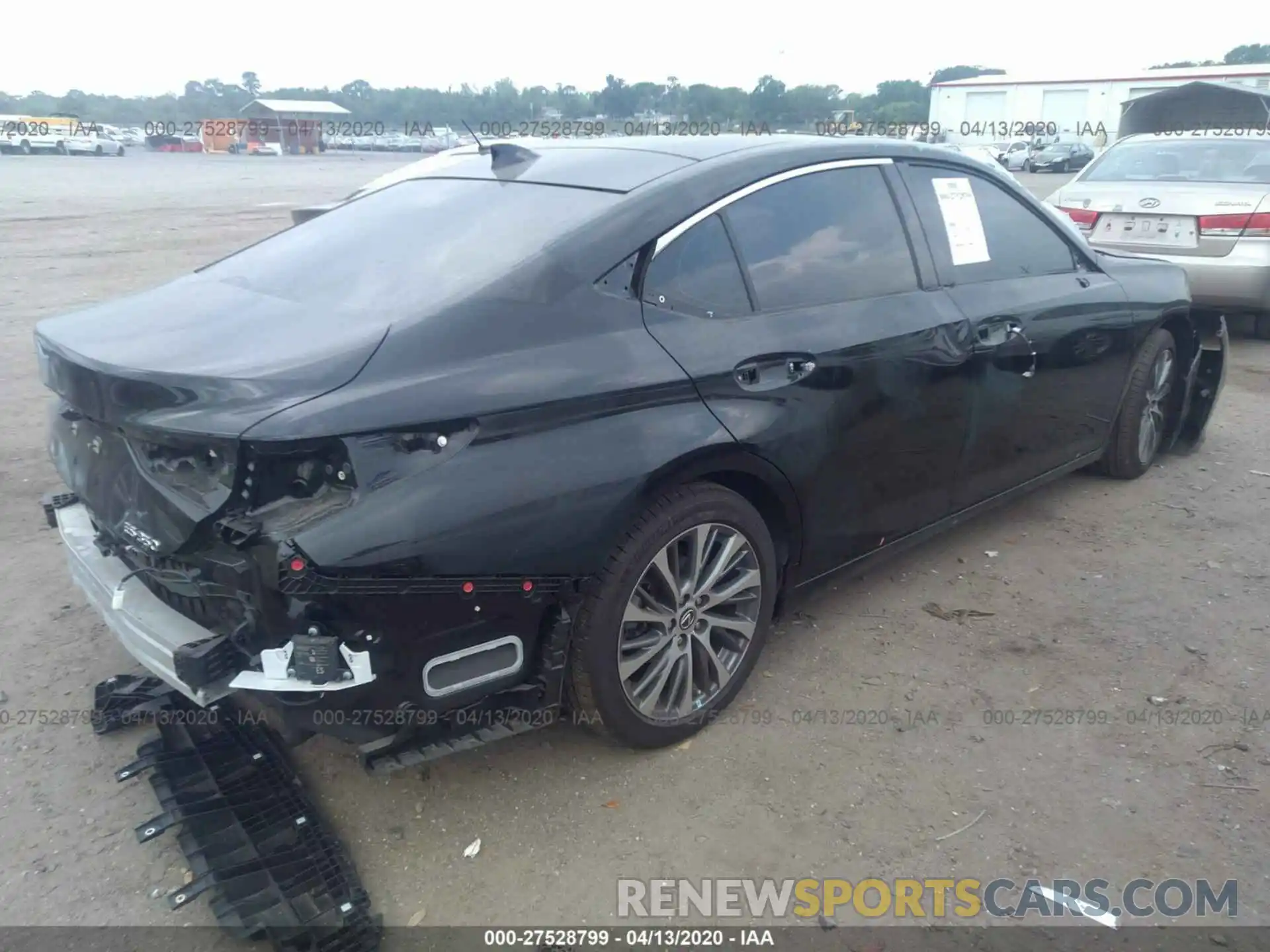 4 Фотография поврежденного автомобиля 58ABZ1B10KU015978 LEXUS ES 2019