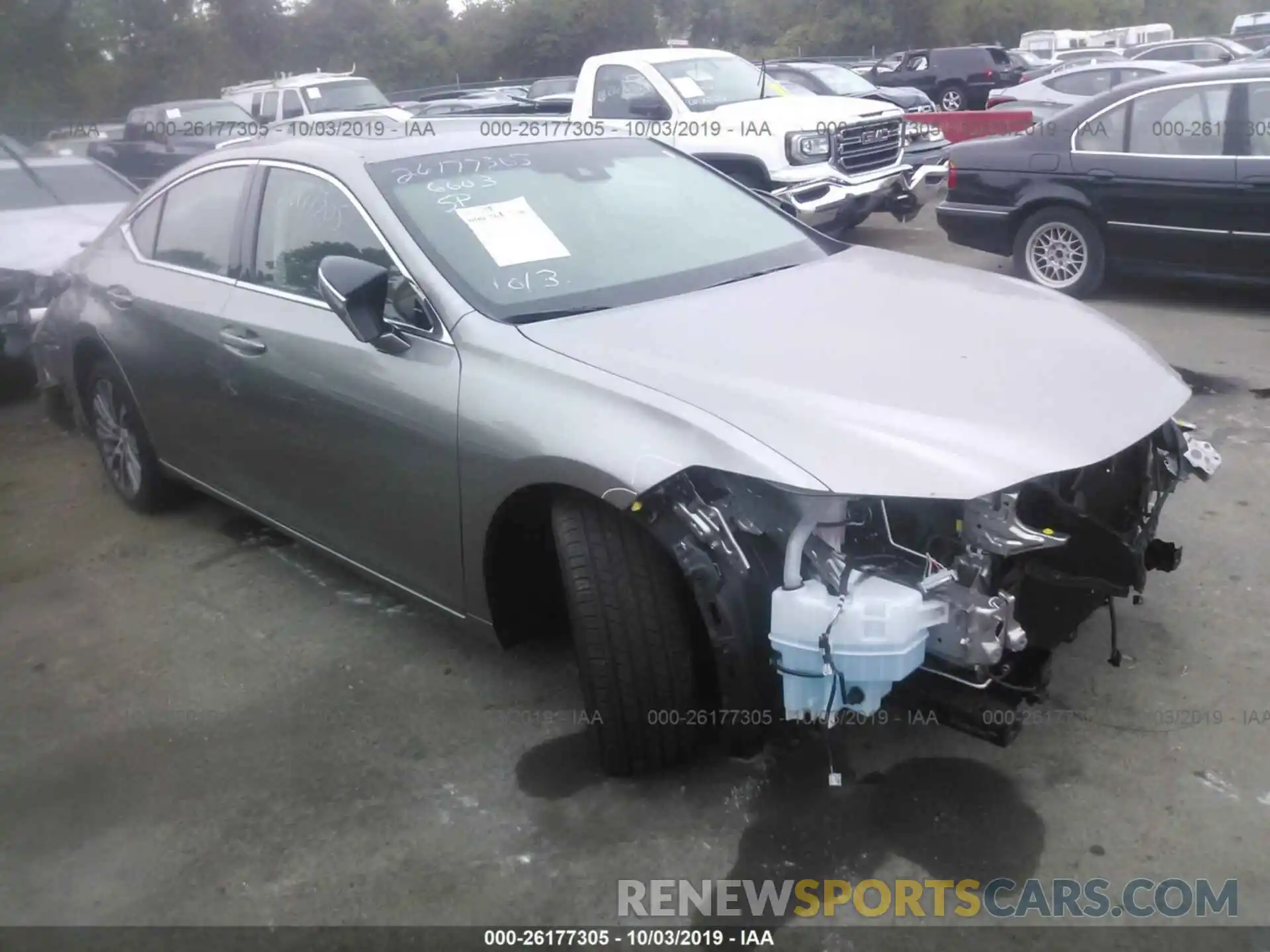 1 Photograph of a damaged car 58ABZ1B10KU016015 LEXUS ES 2019