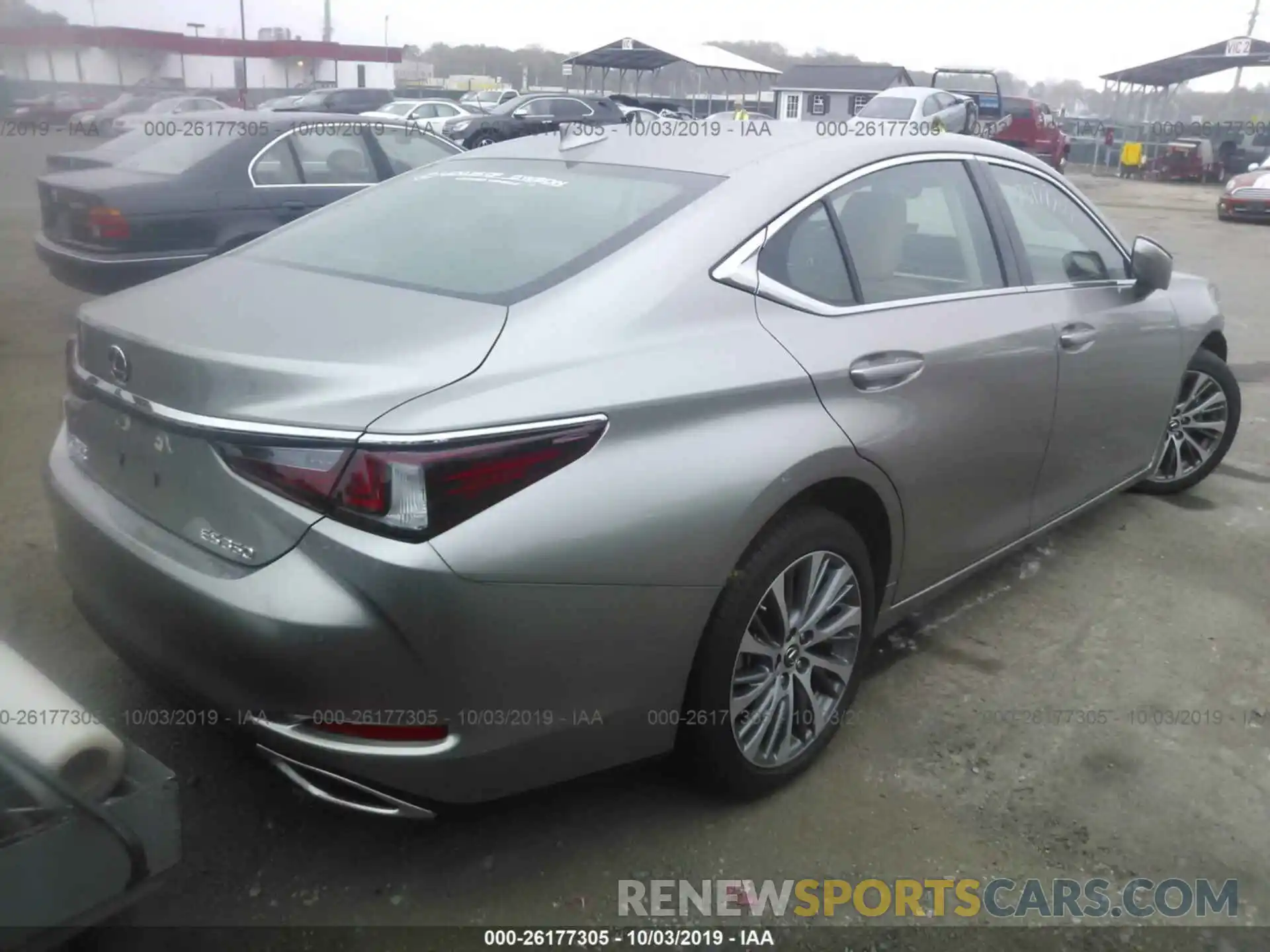 4 Фотография поврежденного автомобиля 58ABZ1B10KU016015 LEXUS ES 2019